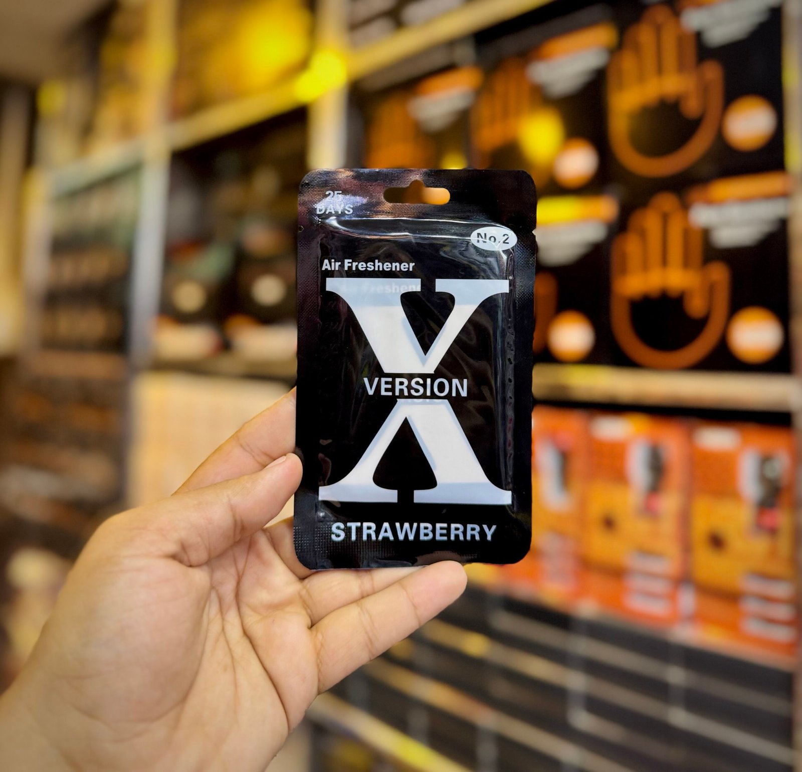 Pack of 6, X Version’s Hanging imported Perfume Cards For Car,Wardrobe etc, Mix Flavours and having more than a Month Lasting. - Image 10