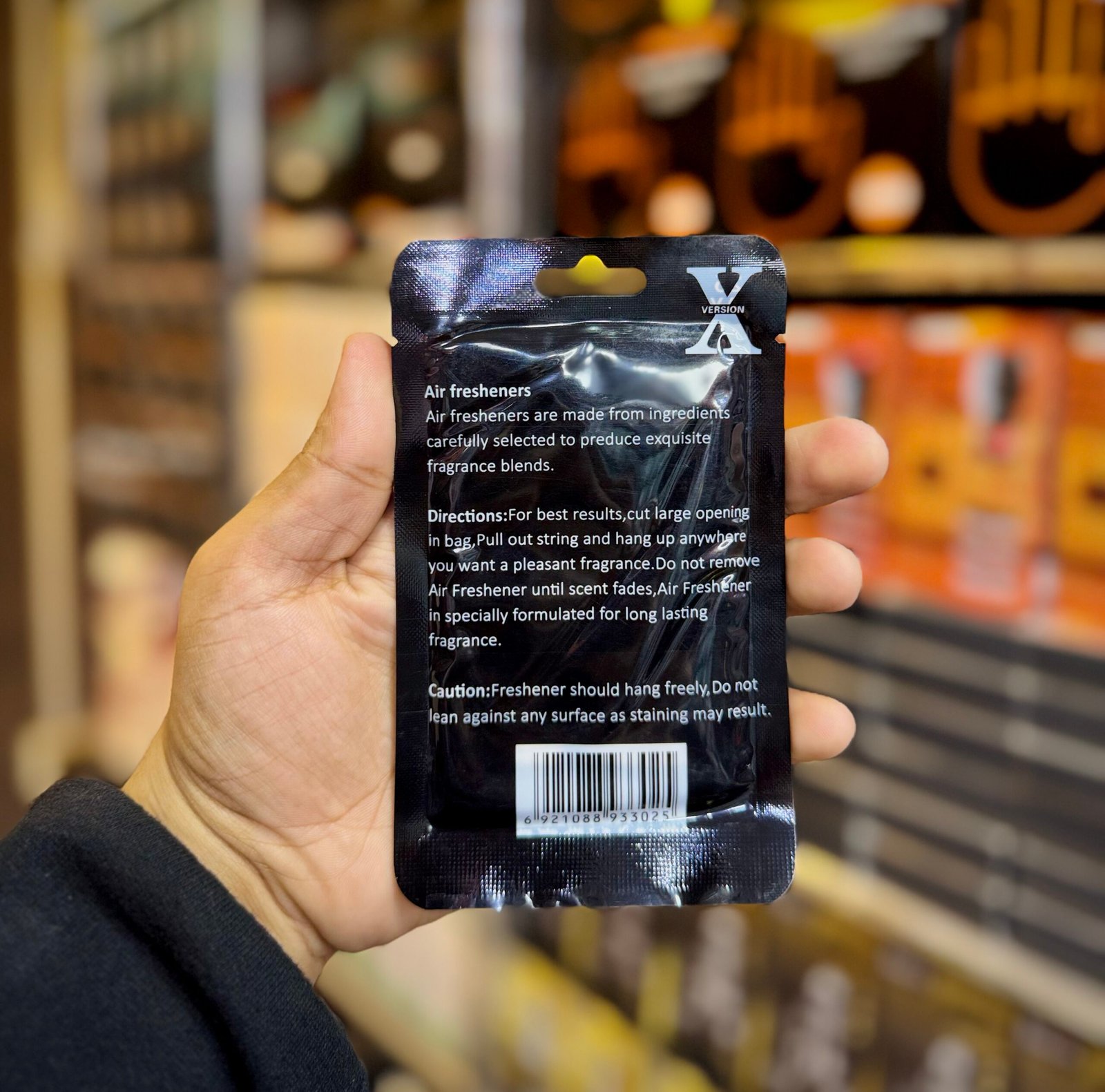 Pack of 6, X Version’s Hanging imported Perfume Cards For Car,Wardrobe etc, Mix Flavours and having more than a Month Lasting. - Image 4