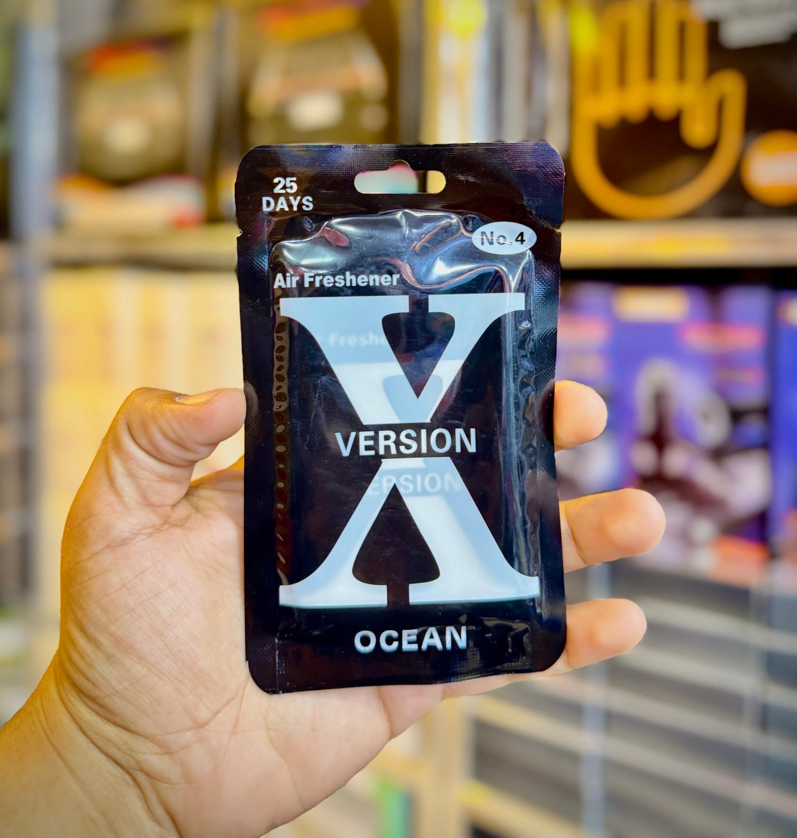 Pack of 6, X Version’s Hanging imported Perfume Cards For Car,Wardrobe etc, Mix Flavours and having more than a Month Lasting. - Image 6