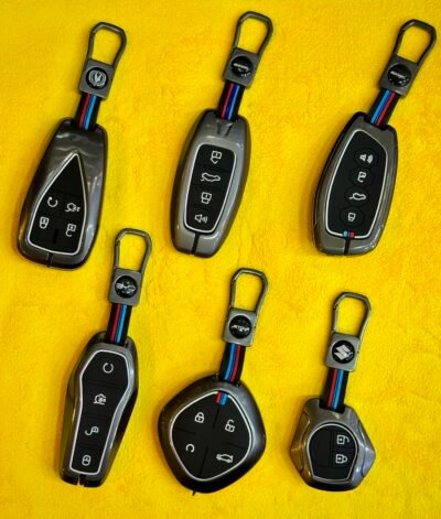 Metal Silicon Key Cover (BMW STYLE) imported for different Car Models in Pakistan, Stylish and Premium Quality with Easy and Perfect Fitting.